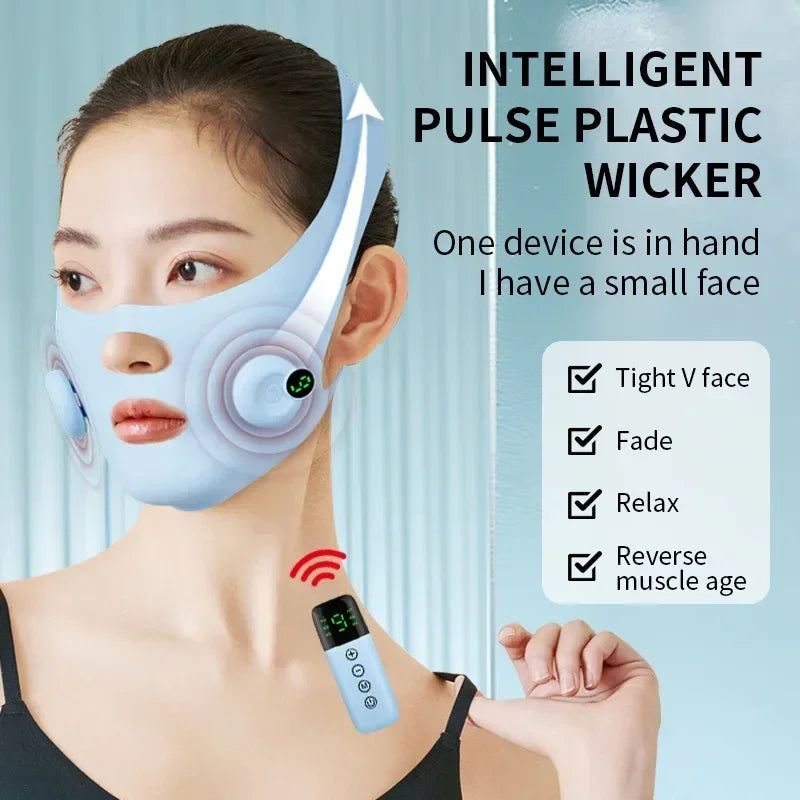 EMS V Line Face Lift Belt, Slimming Facial Shaper, Double Chin Remover, Skin Care Beauty Device