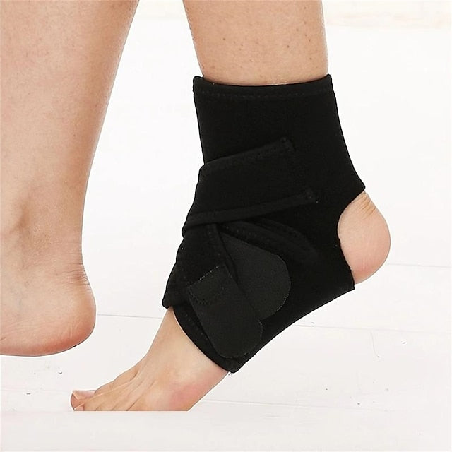 Ankle Support Compression Strap - Achilles Tendon Brace for Foot Sprain & Sports - Adjustable Injury Prevention