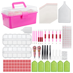 119-Piece Diamond Painting Tool Kit for Hand Embroidery and Cross Stitch Accessories