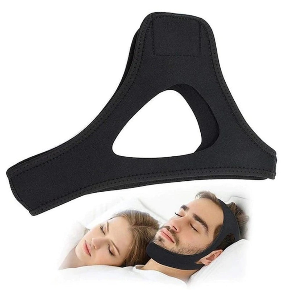 Anti Snoring Belt Chin Strap Mouth Guard for Men & Women - Snore Stopper Bandage Gift