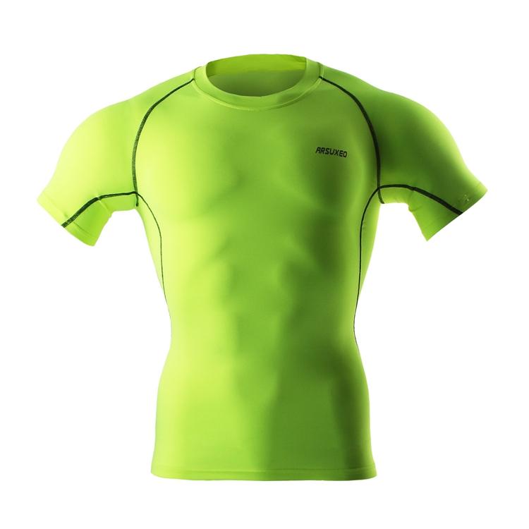 Breathable Quick-Dry Outdoor Cycling Jersey - Short Sleeve, Elastic, Tight Fit Bicycle Clothes