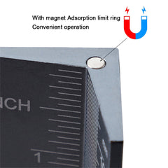 Magnetic Aluminum Depth Stop Collar Locator - Woodworking Gauge for Drill Bit & Saw Blade Height