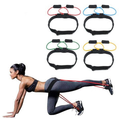 Adjustable 15-35lb Fitness Resistance Bands for Butt, Legs, and Muscle Training