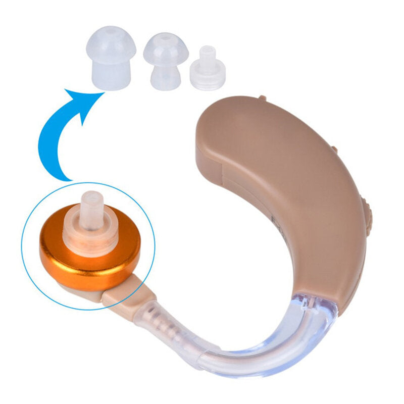 Mini Invisible Hearing Aid - Inner Ear Sound Amplifier with Volume Control for Elderly