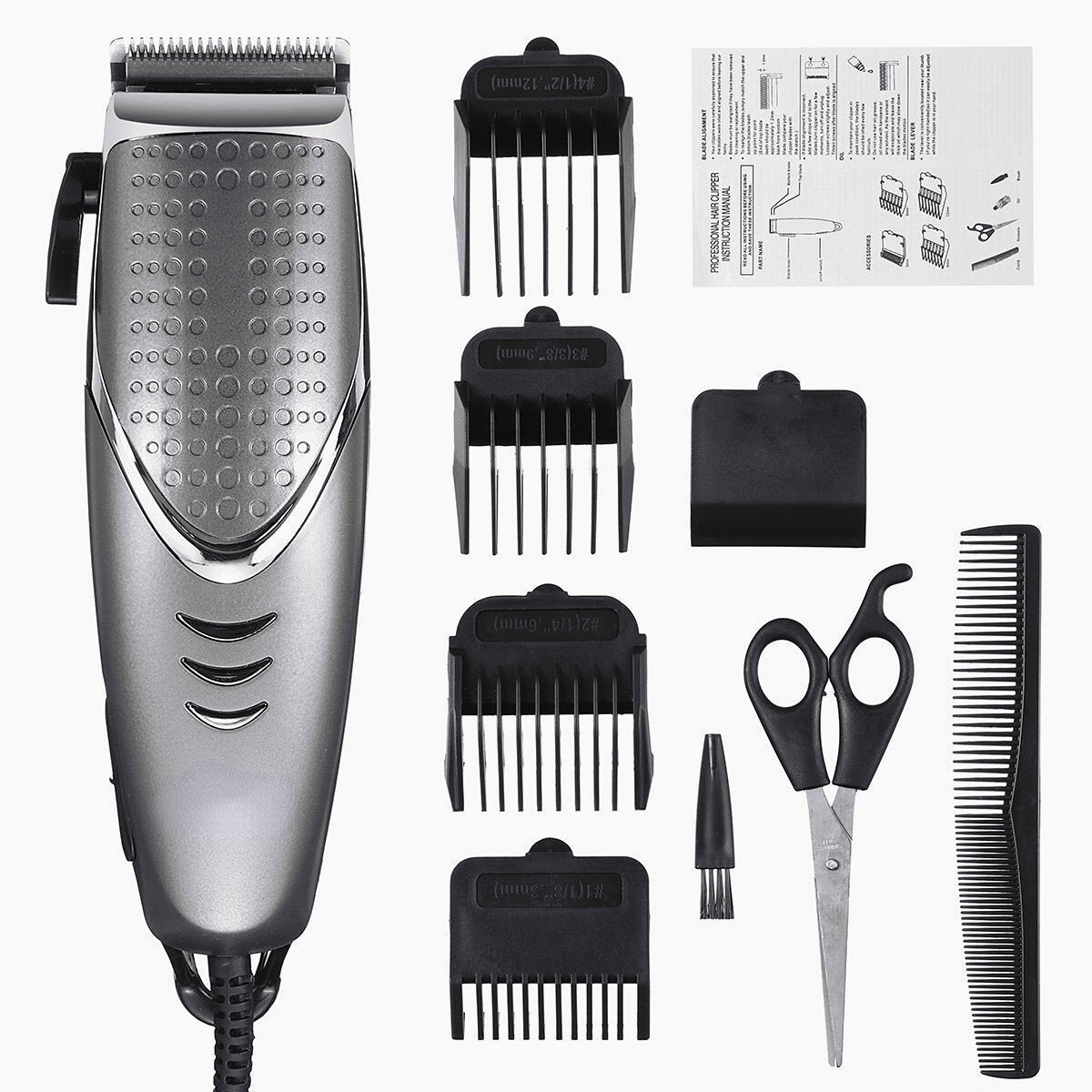 Professional Men's Electric Hair Clipper Trimmer - Haircut Machine & Barber Tools