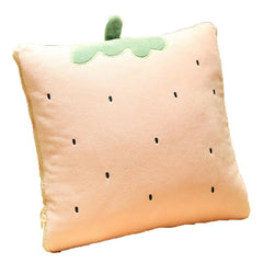 Foldable Cartoon Cactus Pillow & Blanket - 35x35cm, Travel, Sofa, Bed, Air Condition, Warm, Unisex