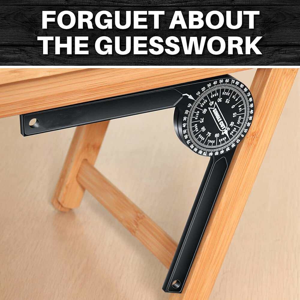 Best Aluminum Protractor for Woodworking & Miter Saw Angle Finder