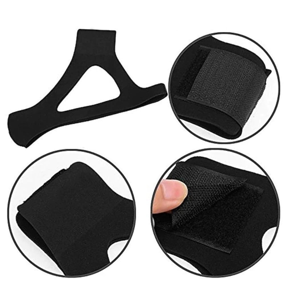 Anti Snoring Belt Chin Strap Mouth Guard for Men & Women - Snore Stopper Bandage Gift