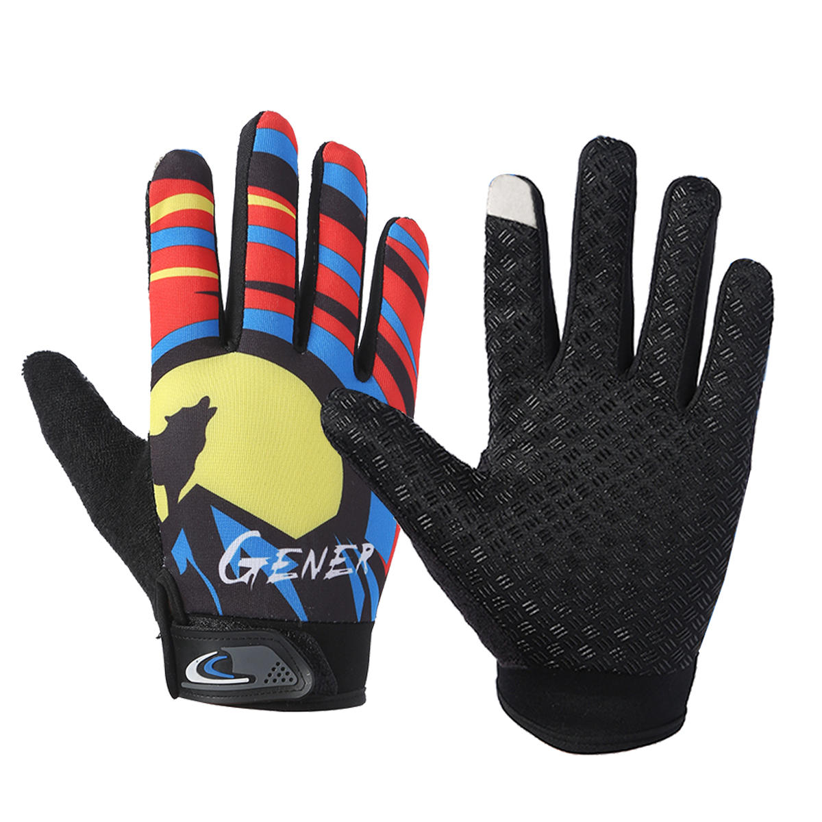 Windproof Touch Screen Gloves - Breathable, Warm, Full Finger Winter Gloves for Outdoor Riding & Motorcycle Sports