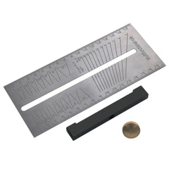 Best T-Type Square Ruler for Woodworking - Stainless Steel Marking Gauge