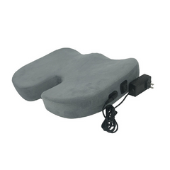 Orthopedic Memory Foam Seat Cushion - Electric Heated for Office, Travel, and Driving