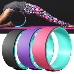 33x13cm TPE Muscle Relaxation Yoga Ring Ab Wheel Roller for Back Bend Fitness