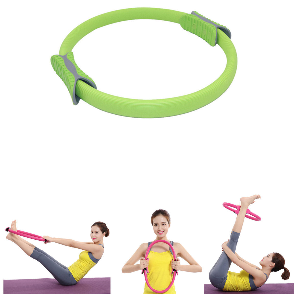 Pilates Ring Toning Fitness Circle - Yoga Resistance Home Training Exercise Tool