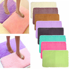 80x50cm Absorbent Shaggy Carpet - Anti-Slip Soft Rug for Bedroom and Home