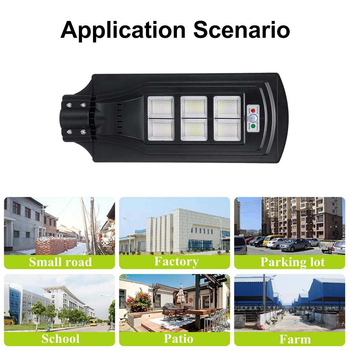 108/216/324 LED Solar Street Light with Motion Sensor and Remote Controller for Garden Wall Lamp