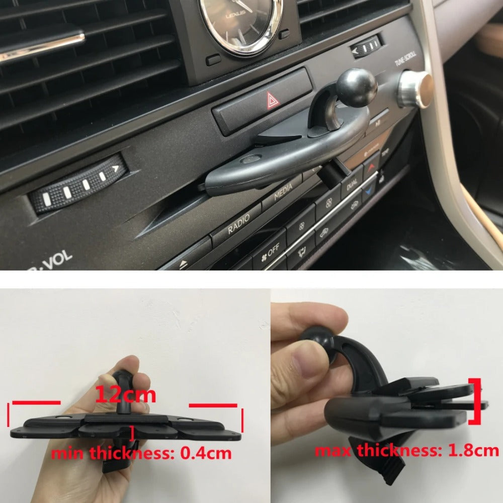 CD Slot Car Phone Holder - Gravity Mount for iPhone, Samsung, Xiaomi & More