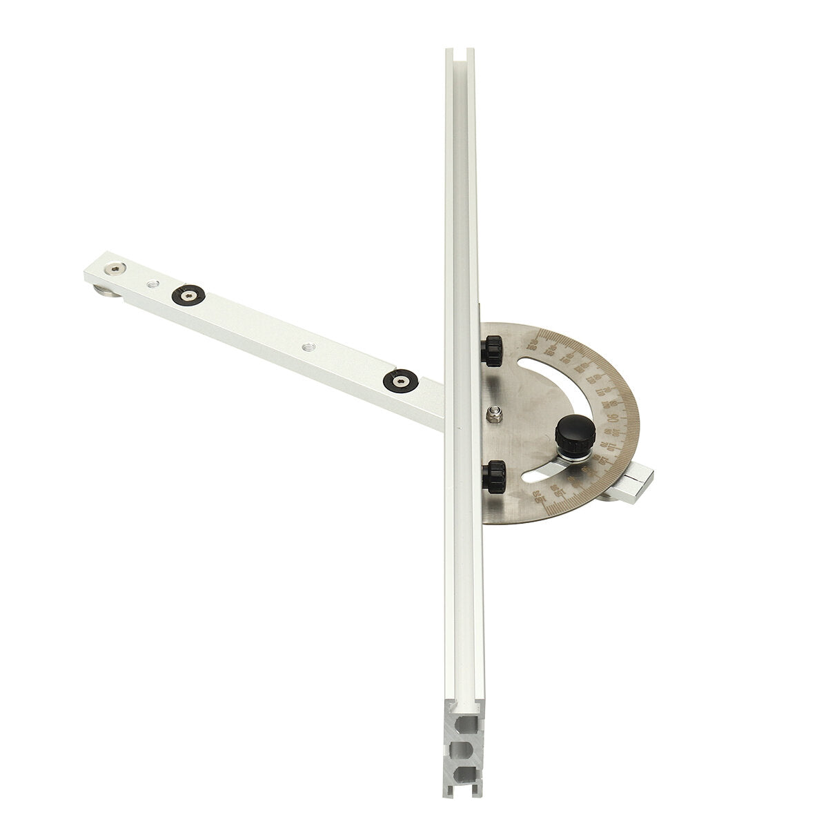 Adjustable Aluminum Miter Gauge for Table Saw, Woodworking Fence, Carpenter Push, Band Saw Angle Gauge