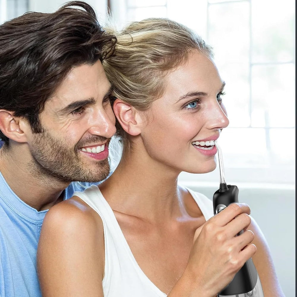 300ml Water Flosser,IPX7 Waterproof Dental Irrigator - 4 Modes, DIY Memory & 2000mAh USB-C