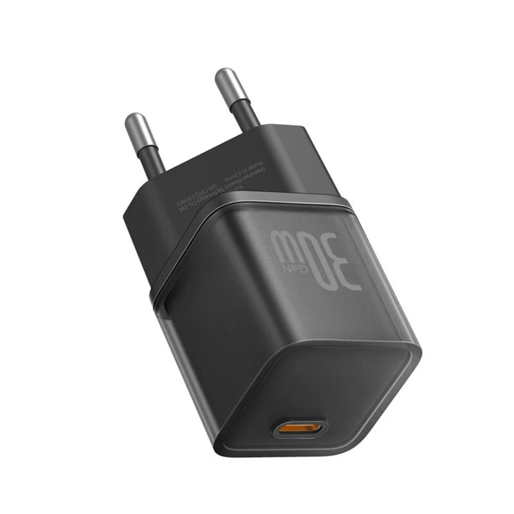 30W GaN USB-C PD Schnellladegerät EU-Stecker für iPhone, Huawei, Samsung, Xiaomi