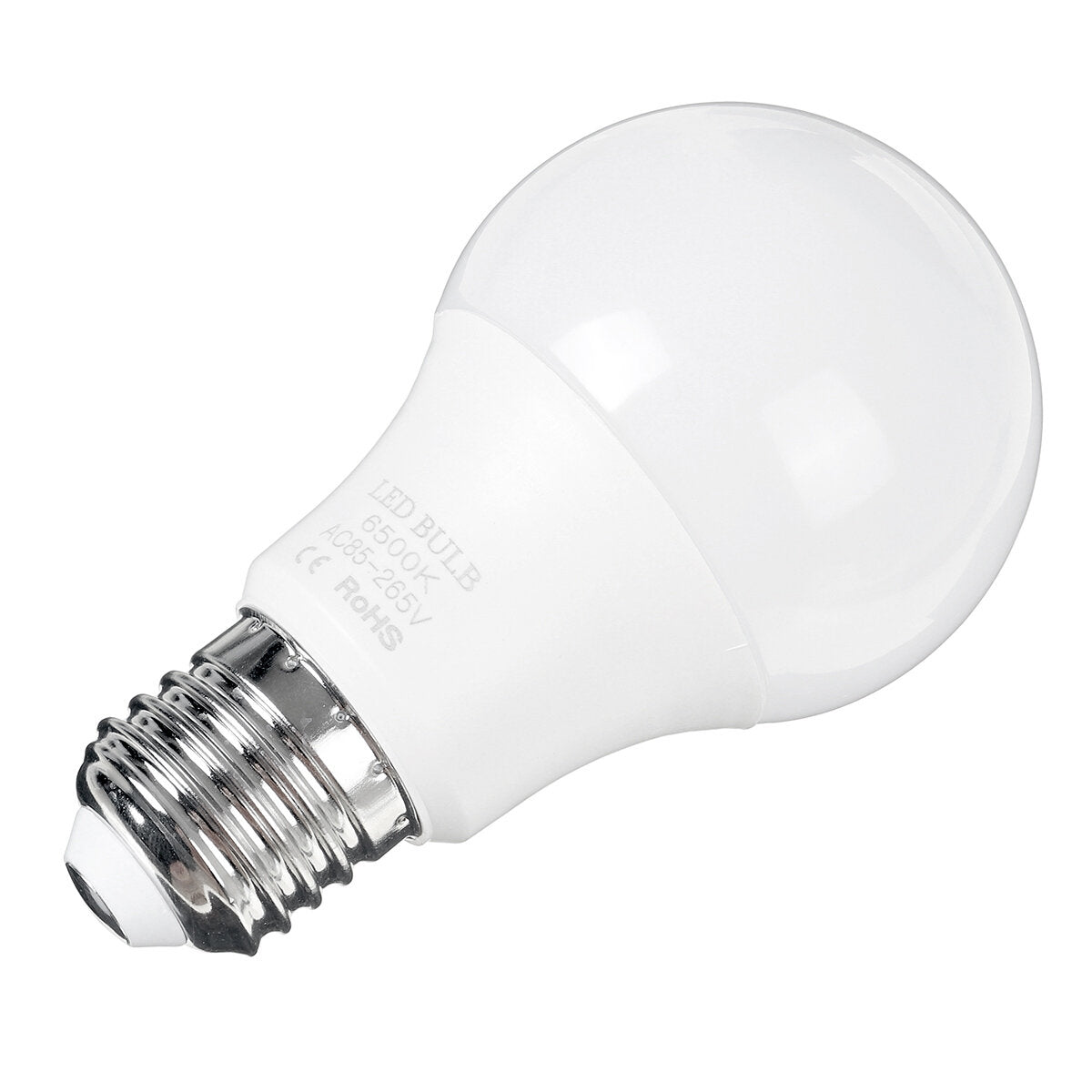 10 Stück 5 W E27 A60 LED Globe Glühbirnen, Reinweiß, Kein Flimmern, Heimlampe, AC85-265V