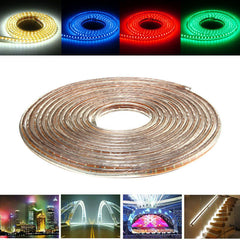 10M Waterproof SMD3014 LED Rope Light - Indoor/Outdoor Party, Home, Christmas Decoration, 220V