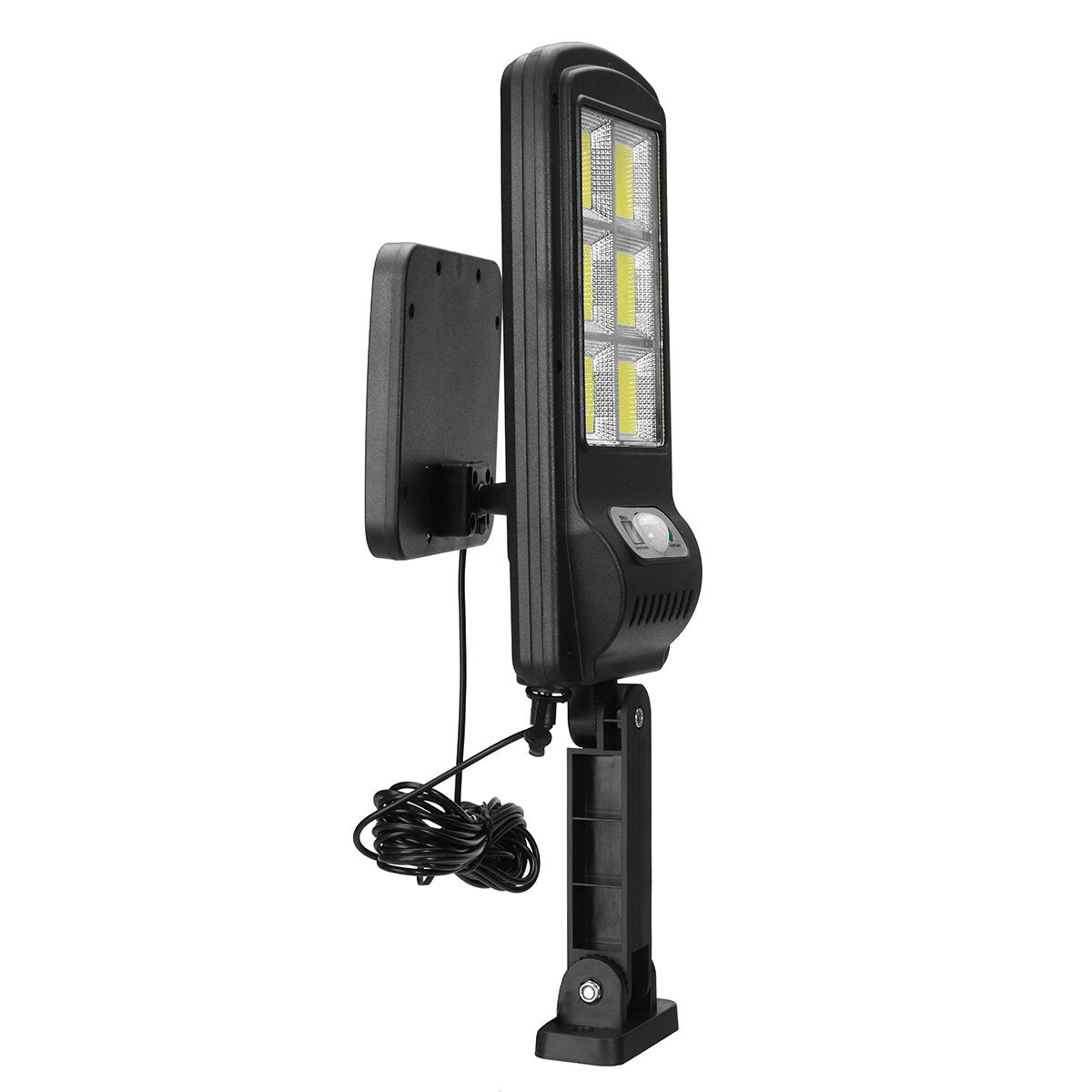 100W Outdoor Solar Street Light - PIR Motion Sensor, LED Lamp, Remote Control, Waterproof IP65