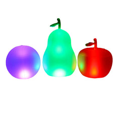 16 Color LED Inflatable Ball/Avocado/Apple Shape Landscape Light - Remote Control, Waterproof, Floating Pool Lamp