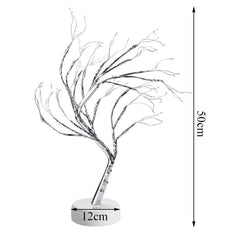 108 LED USB Kupferdraht Glühwürmchen Baum Touch Control Nachtlampe - Weihnachtslichterkette Weihnachtsdekoration