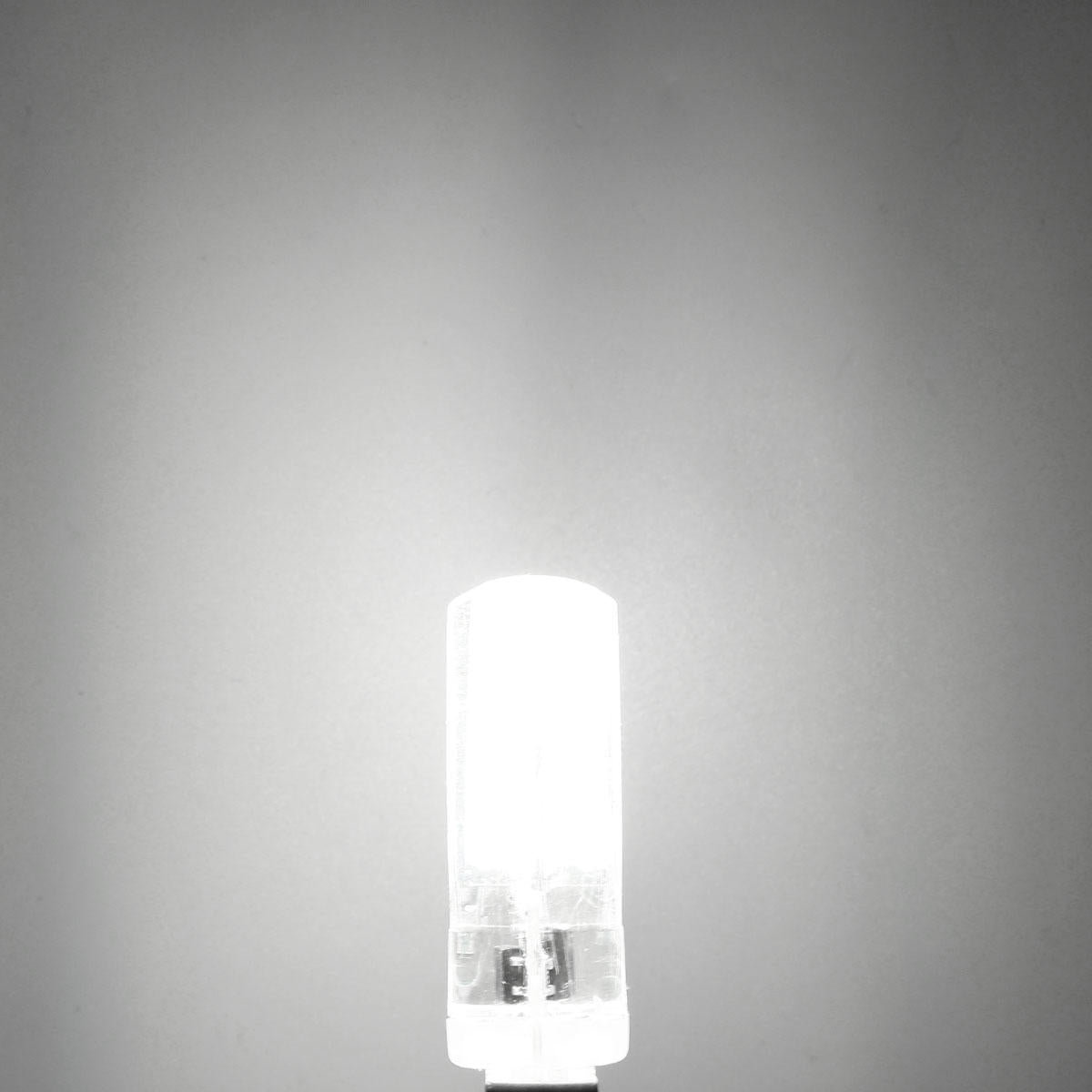 Dimmable G4 G9 5W LED COB Light Bulb - Silicone, Warm White/Pure White, Chandelier Lamp, AC220V