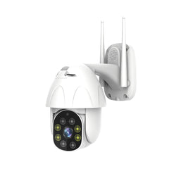 8LED WiFi IP Camera 1080P IP66 Waterproof Night Vision Pan Tilt Security Cam with Two-Way Audio