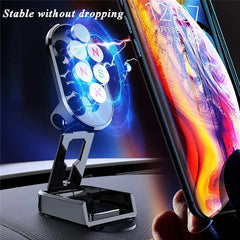 Foldable 720 Degree Magnetic Car Phone Holder Mount for iPhone & Xiaomi Devices