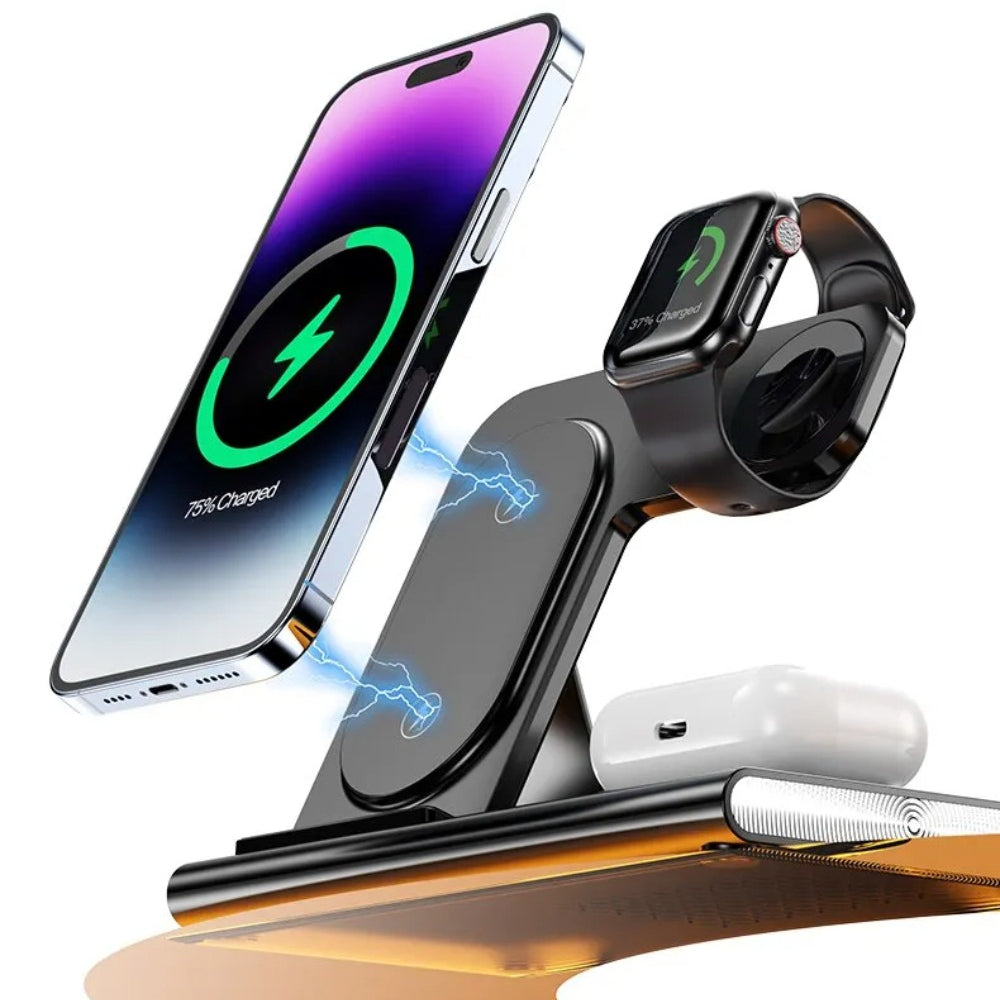 Fast Wireless Charger Pad for iPhone, Samsung, Huawei, Xiaomi, AirPods, Smart Watches