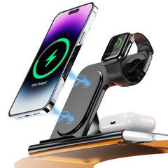 Schnelles kabelloses Ladepad für iPhone, Samsung, Huawei, Xiaomi, AirPods, Smartwatches