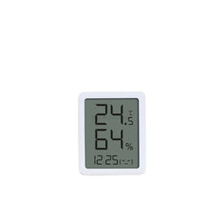 2PCS Miaomiaoce E-ink LCD Thermometer Hygrometer Clock - Large Digital Display, Temperature & Humidity Sensor