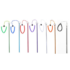 Colorful Aluminum Alloy Dive Stick with Lobster Clip and Hand Rope Lanyard