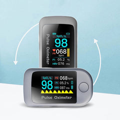 Boxym Smart Bluetooth 5.1 Fingertip Pulse Oximeter HRV Monitor with App Control for Android & iOS