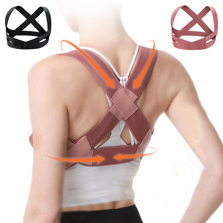 Women's Posture Corrector Body Shaper Corset - Chest Support Belt, Shoulder Brace, Back Support Correction