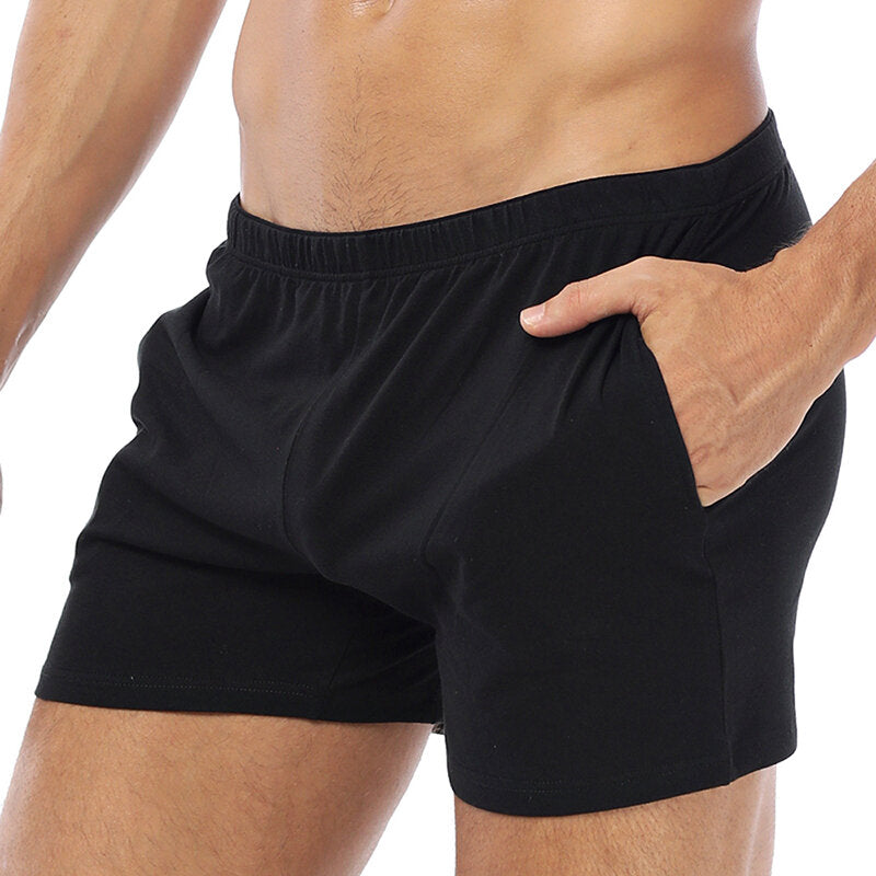 Bequeme Arrow-Hose aus Baumwolle für Herren – Shorts für Sport, Freizeit, Zuhause, Loungewear, Nachtwäsche