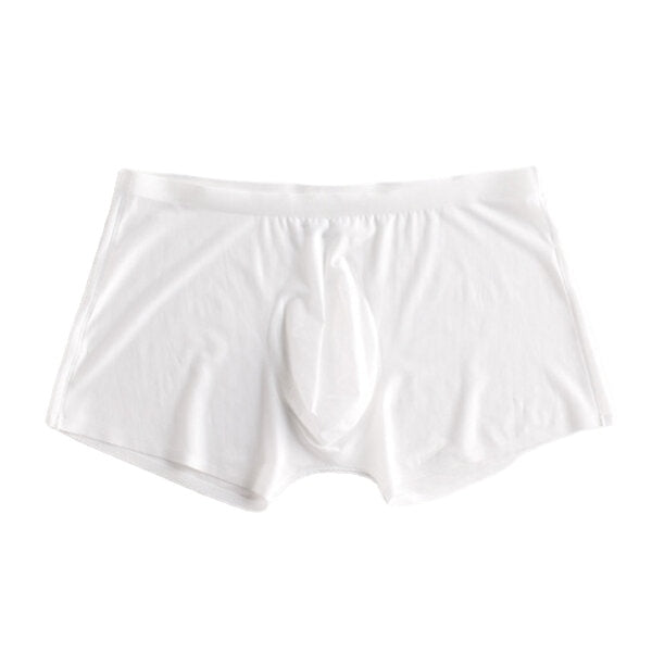 Dünn transparente, atmungsaktive nahtlose Boxershorts aus Eisseide für Herren – Freizeitunterwäsche