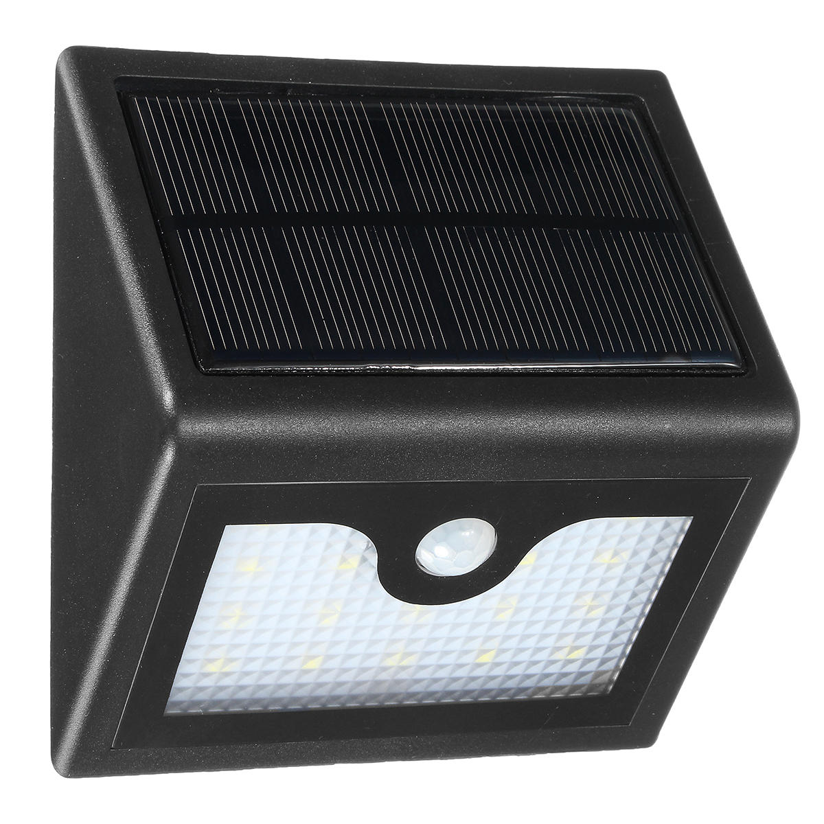 16 LED Solar Power Motion Sensor Wall Light - Waterproof Outdoor Garden Lamp