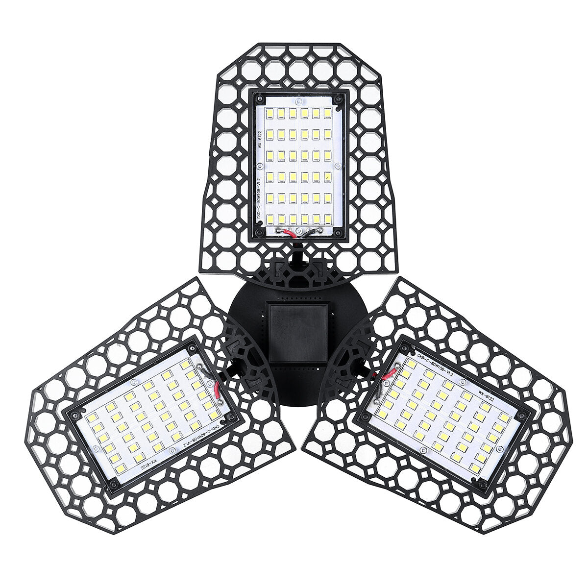 40W E27 Deformable LED Garage Light Bulb, Waterproof Foldable Ceiling Fixture, 108 LEDs, 85-265V Workshop Night Lamp