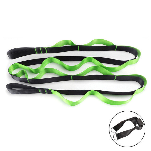 Nylon Fitness Yoga Band - Tension Stretching Belt for Home Pilates & Resistance Training