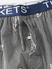 Herren-Boxershorts aus 100 % Baumwolle, atmungsaktiv, leicht, lockere Passform, lässig, für zu Hause