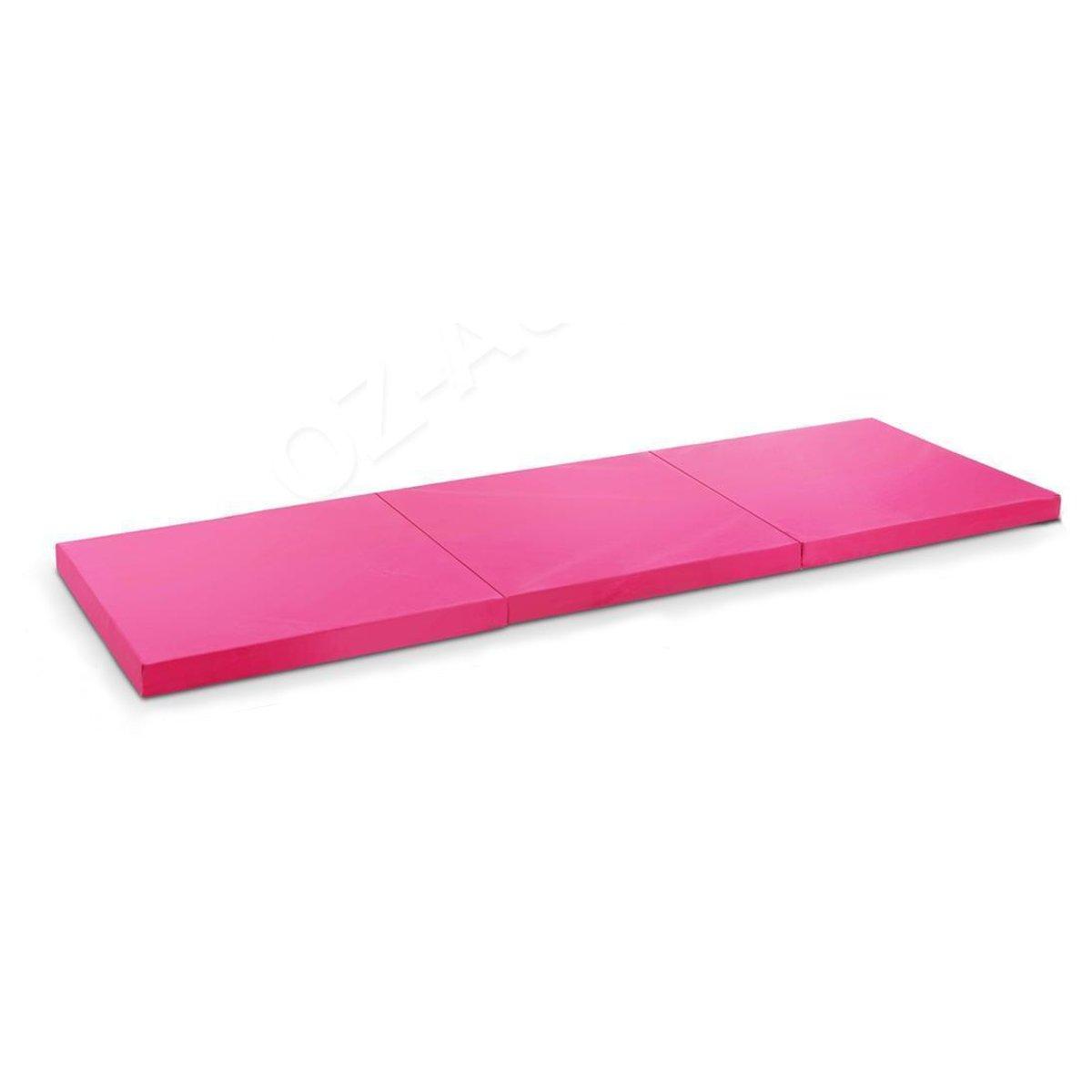 Tri-Folding Gymnastics Mat 180x60x5cm - Ideal for Dance, Exercise, Yoga, Fitness, and Sports