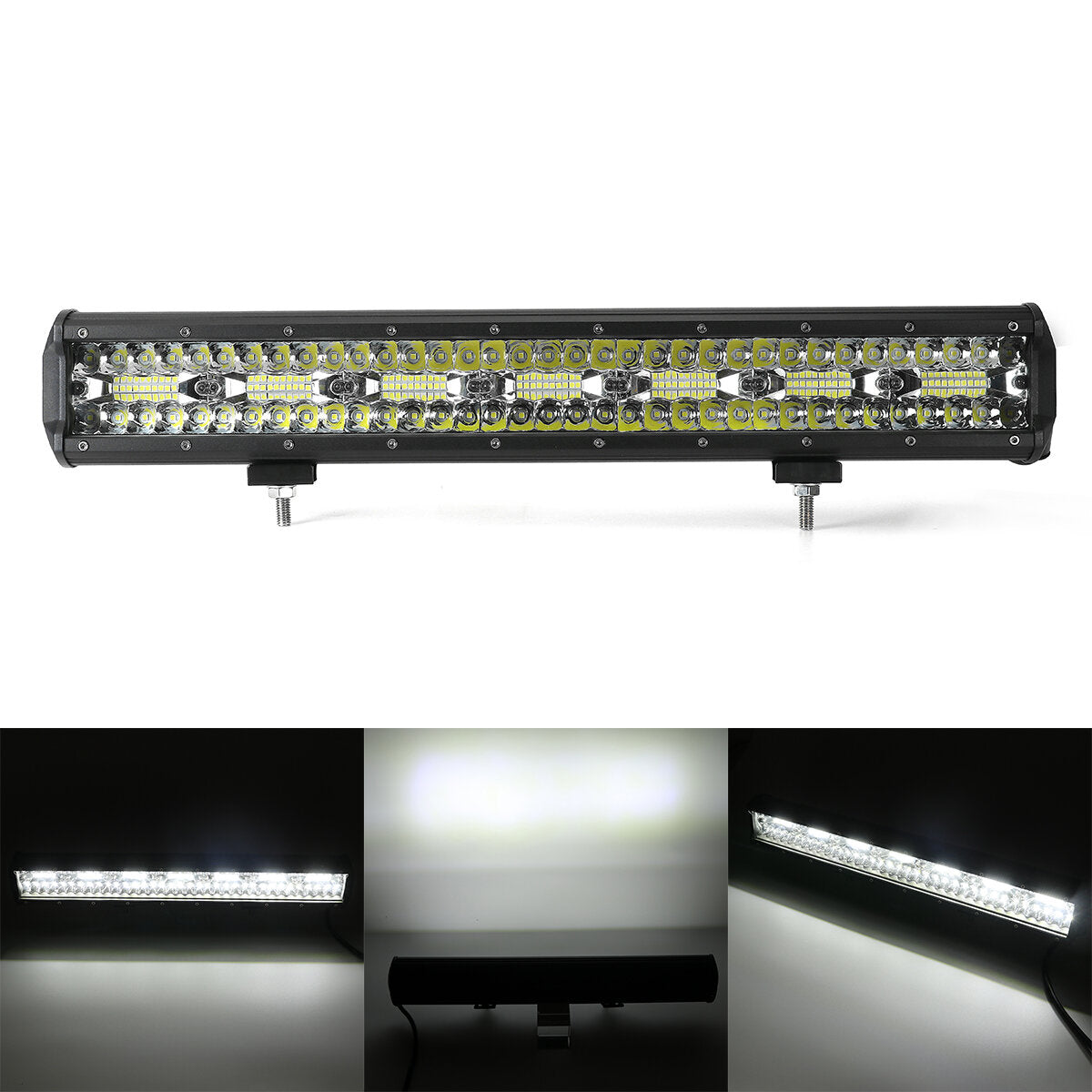 20" LED Light Bar Combo Driving Work Lamp with Number Plate Frame