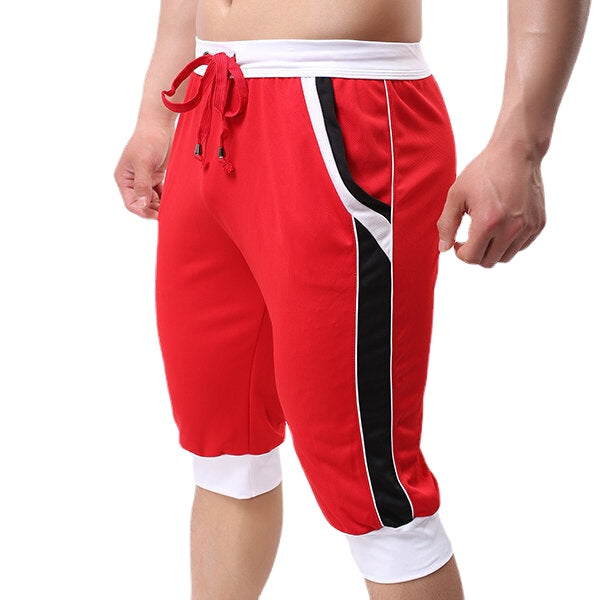 Men's PRO Fitness Jogger Running Sweatpants - Casual Drawstring Sports Shorts