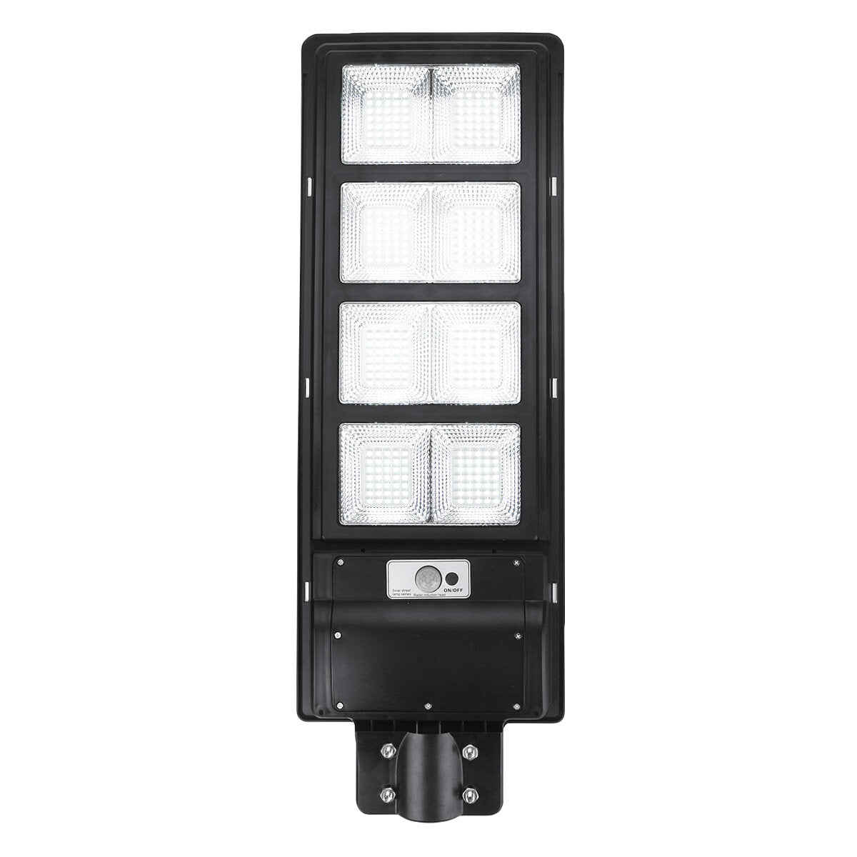 140/210/280 LED Solar Street Light - 60/90/120W Outdoor Sensor Garden Lamp with Remote Control