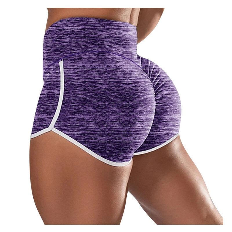 Hochelastische Yoga-Shorts für Damen – Po-Lift, atmungsaktiv, Übergröße, Fitness- und Lauf-Activewear