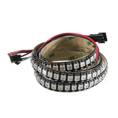 1M WS2812B 5050 RGB LED Strip Light, 144 LEDs, Non-Waterproof, Individually Addressable, 5V