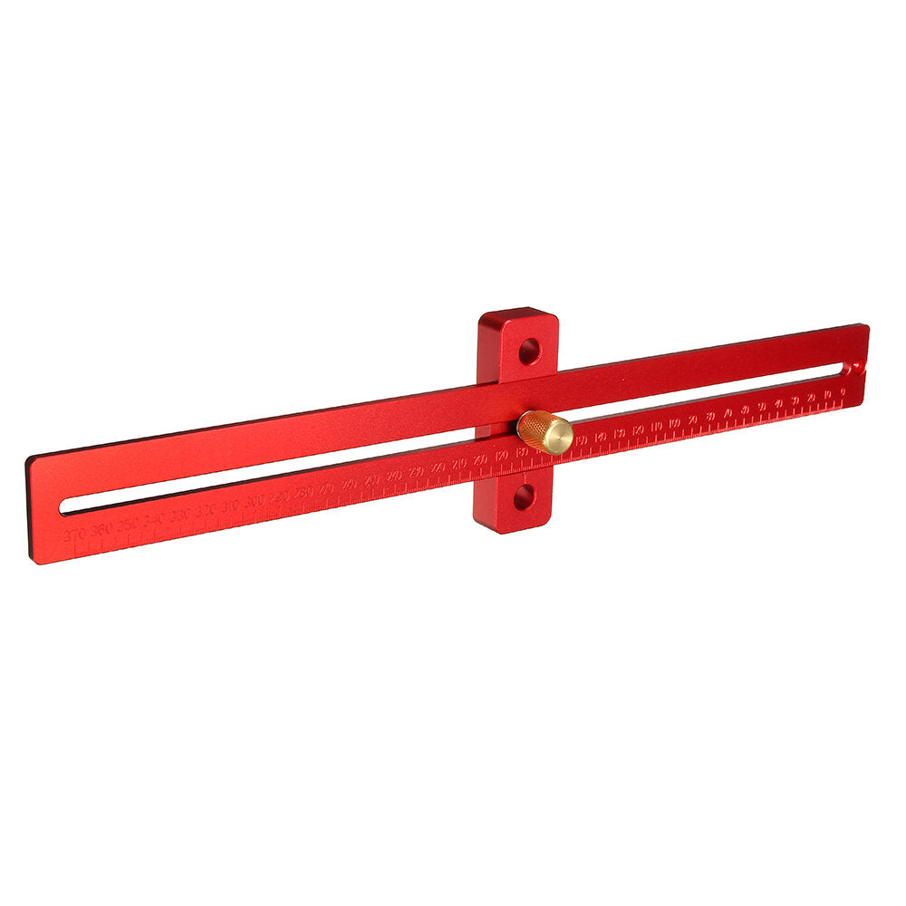 Aluminum Alloy T-Type Scribing Ruler for Woodworking - 170/270/370mm Marking Tool